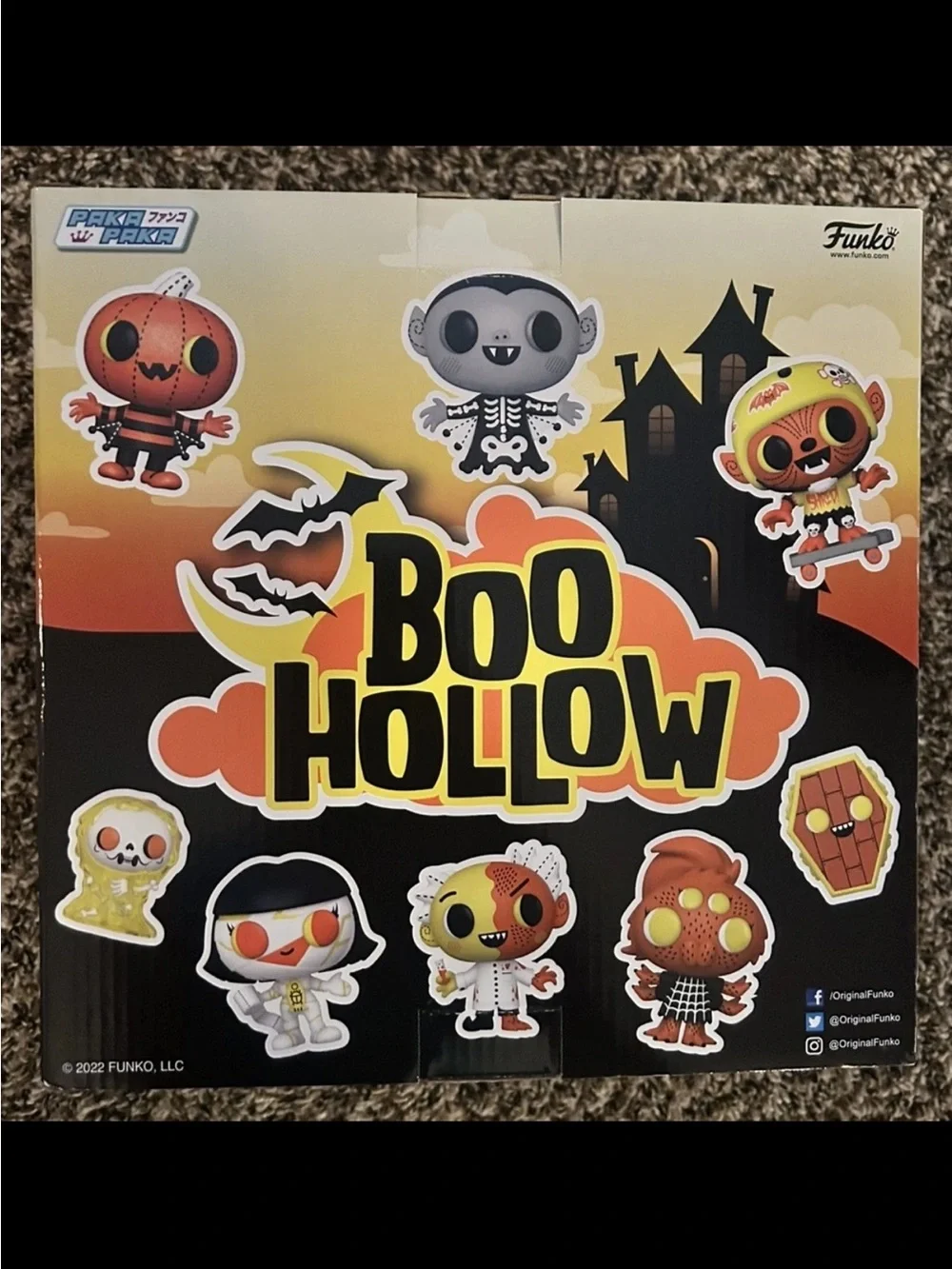 Funko Paka Paka Boo Hollow Halloween Figures complete set